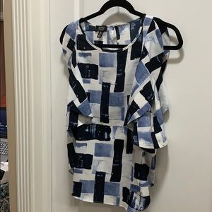 BOGO Jones New York Ruffled Sleeveless Blouse